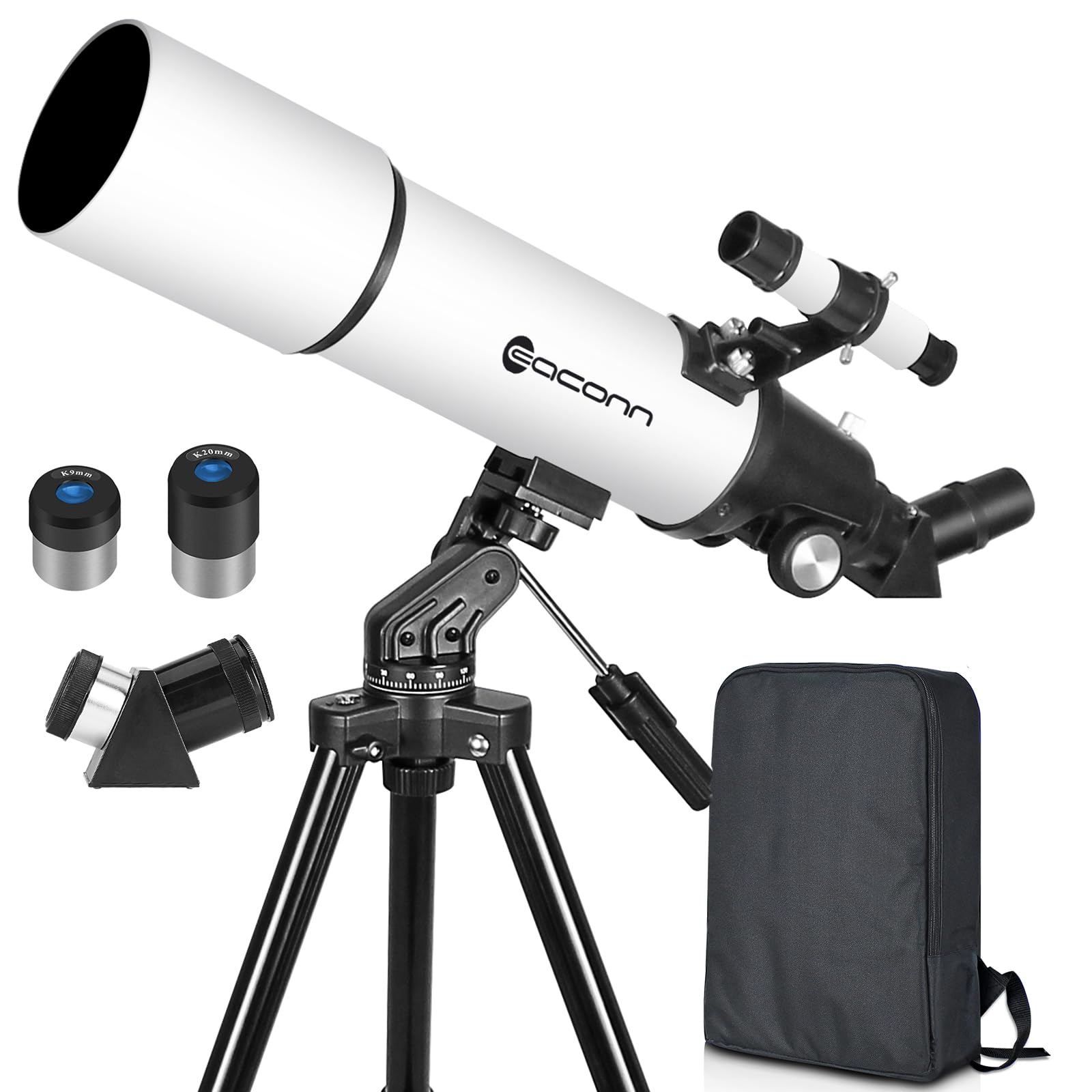 Telescope for Adults Beginners, 70mm Aperture 400mm AZ Mount Fully Multi-Coated Optics Refractor Portable Telescopes, Travel Telescope with Tripod Phone Adapter - pokemaTelescope for Adults Beginners, 70mm Aperture 400mm AZ Mount Fully Multi-Coated Optics Refractor Portable Telescopes, Travel Telescope with Tripod Phone Adapter