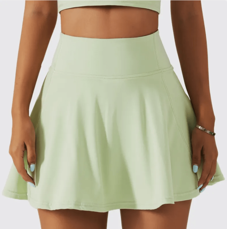 Tennis Skirt Fitness Badminton Fake Two Piece Sport - pokemaTennis Skirt Fitness Badminton Fake Two Piece Sport