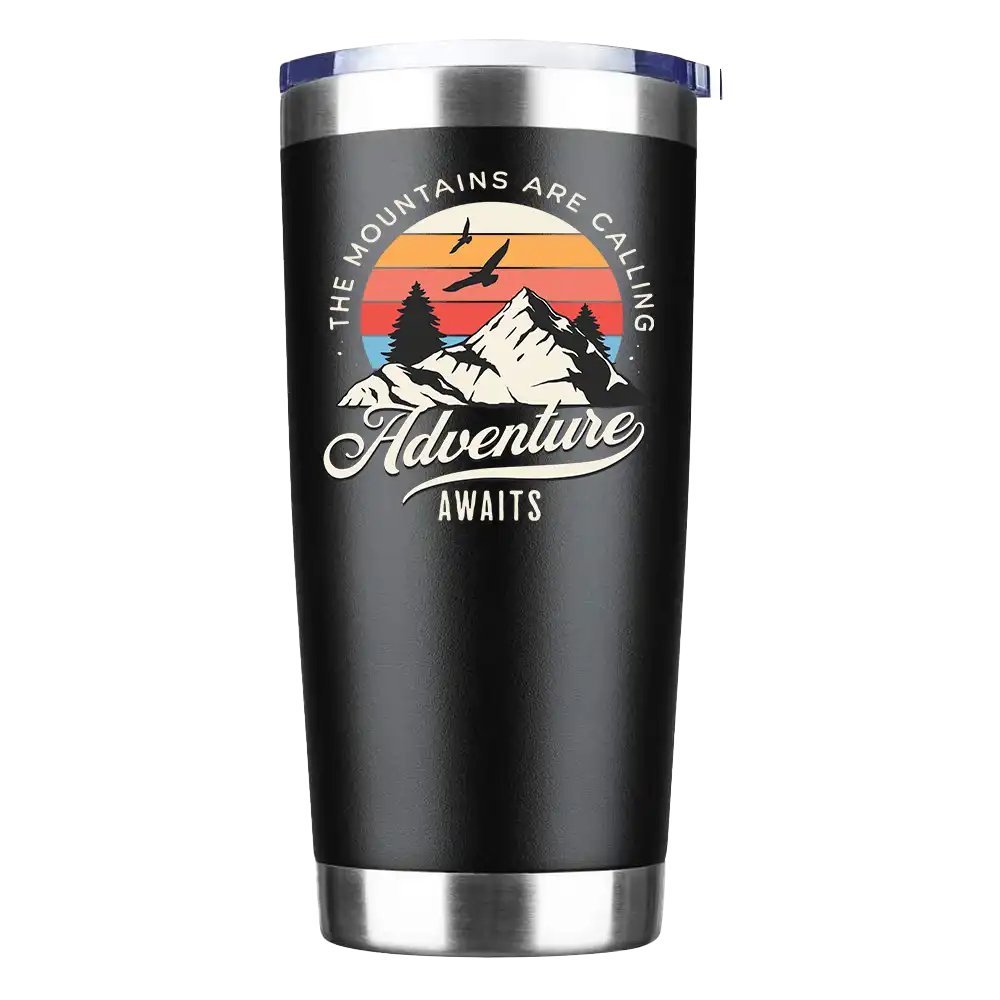 The Mountains Are Calling 20oz Insulated Vacuum Sealed Tumbler - pokemaThe Mountains Are Calling 20oz Insulated Vacuum Sealed Tumbler