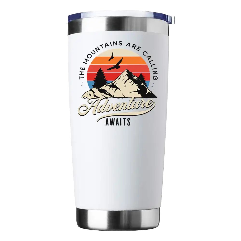 The Mountains Are Calling 20oz Insulated Vacuum Sealed Tumbler - pokemaThe Mountains Are Calling 20oz Insulated Vacuum Sealed Tumbler