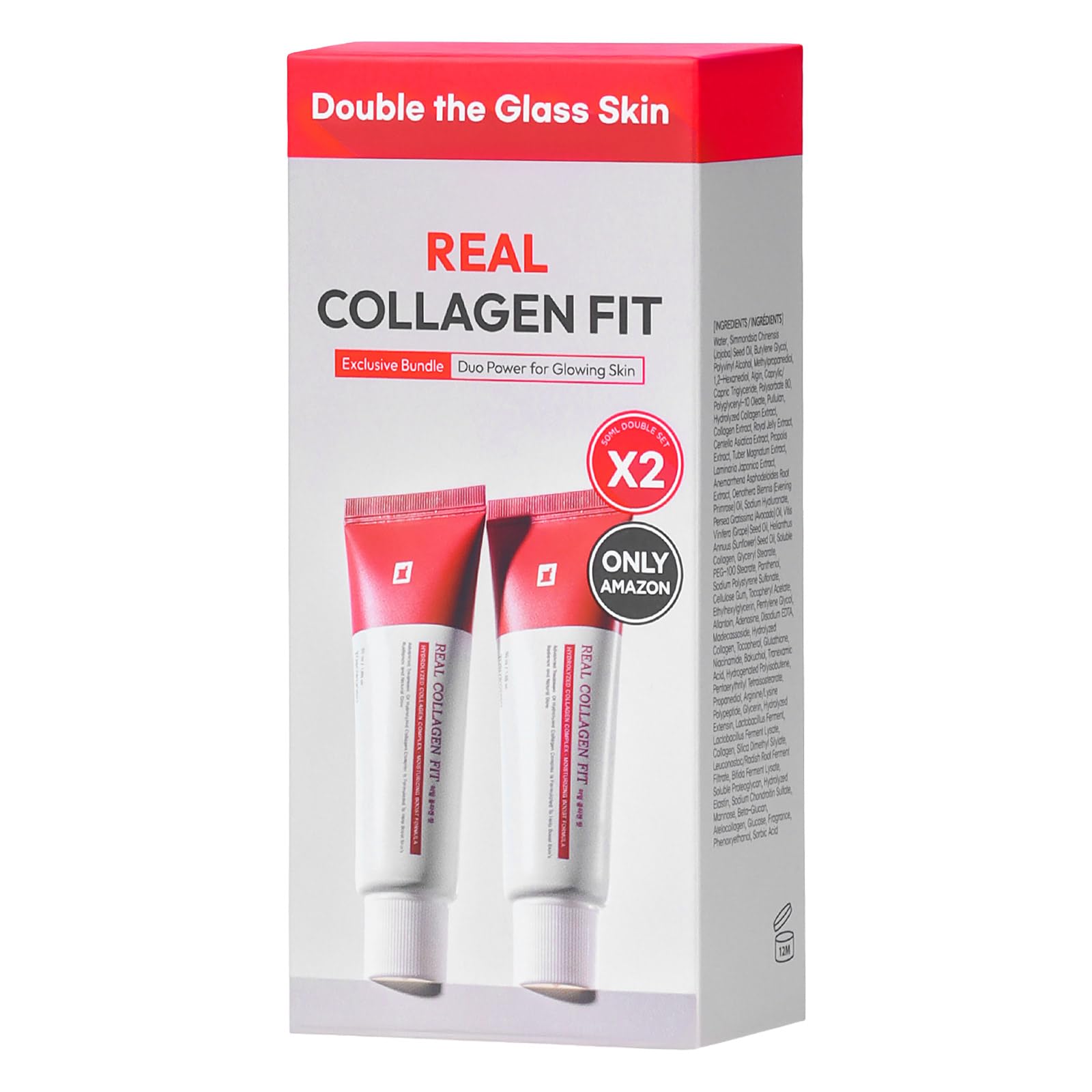 TOSOWOONG Real Collagen Fit, Hydrolyzed Collagen Wrapping Mask, Peel Off Facial Mask for elasticity, Hydrating, Glow, Glass Skin, Face Moisturizer, Self Care, Korean Skin Care, 50ml, 1.69 fl. oz. - pokemaTOSOWOONG Real Collagen Fit, Hydrolyzed Collagen Wrapping Mask, Peel Off Facial Mask for elasticity, Hydrating, Glow, Glass Skin, Face Moisturizer, Self Care, Korean Skin Care, 50ml, 1.69 fl. oz.