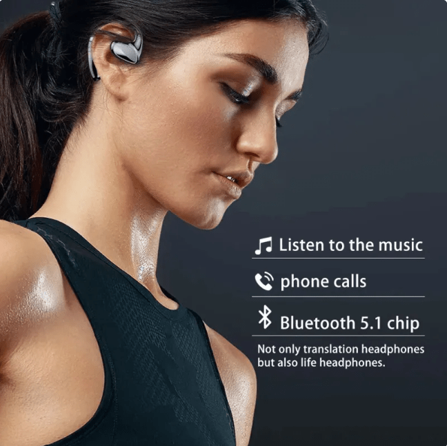 TransLingua Bluetooth Smart Translation Headphones - pokemaTransLingua Bluetooth Smart Translation Headphones
