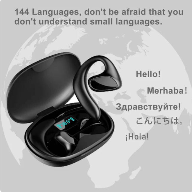 TransLingua Bluetooth Smart Translation Headphones - pokemaTransLingua Bluetooth Smart Translation Headphones