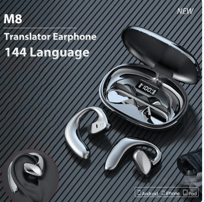 TransLingua Bluetooth Smart Translation Headphones - pokemaTransLingua Bluetooth Smart Translation Headphones