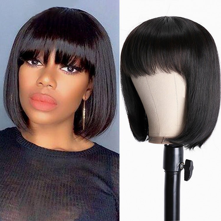 Unice Hair Full Machine Human Hair Wigs For Black Women - pokemafb0684808d5d7c9734a1d406edc02ec7