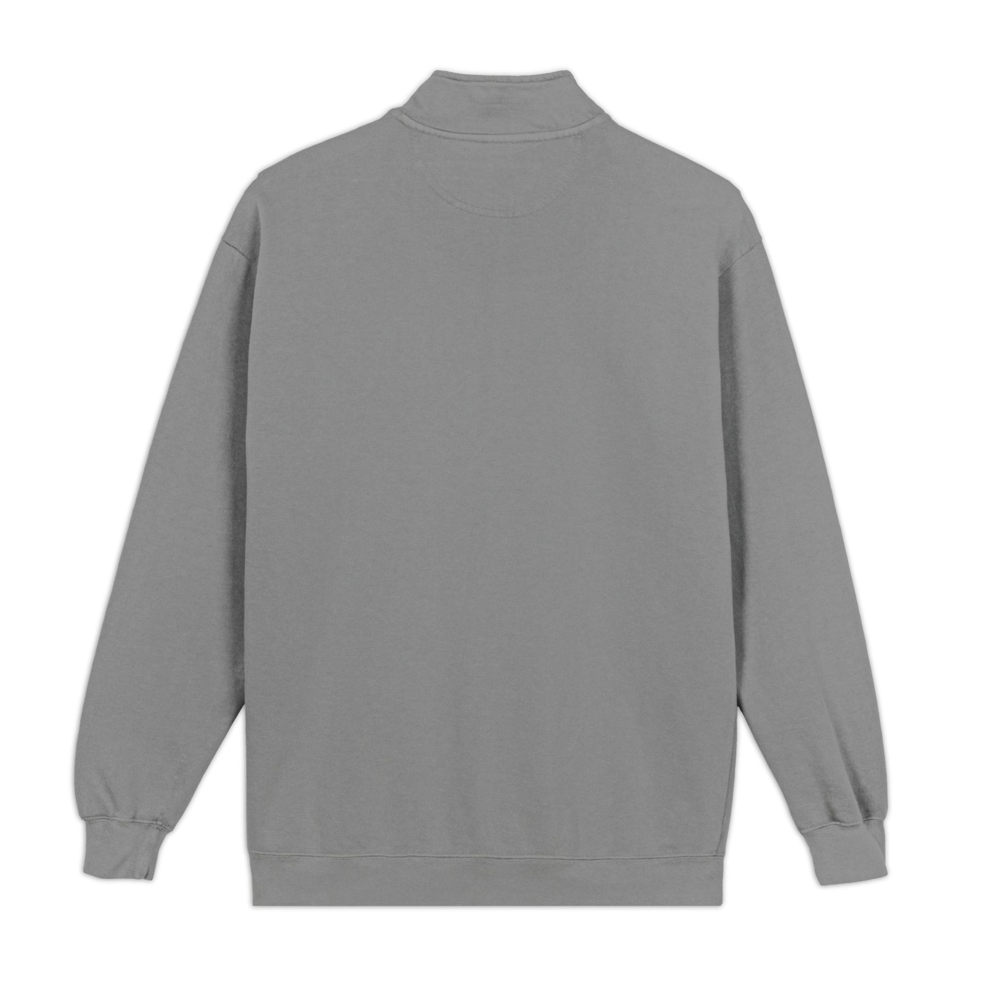 Unisex garment-dyed quarter-zip sweatshirt - pokemaProduct mockup