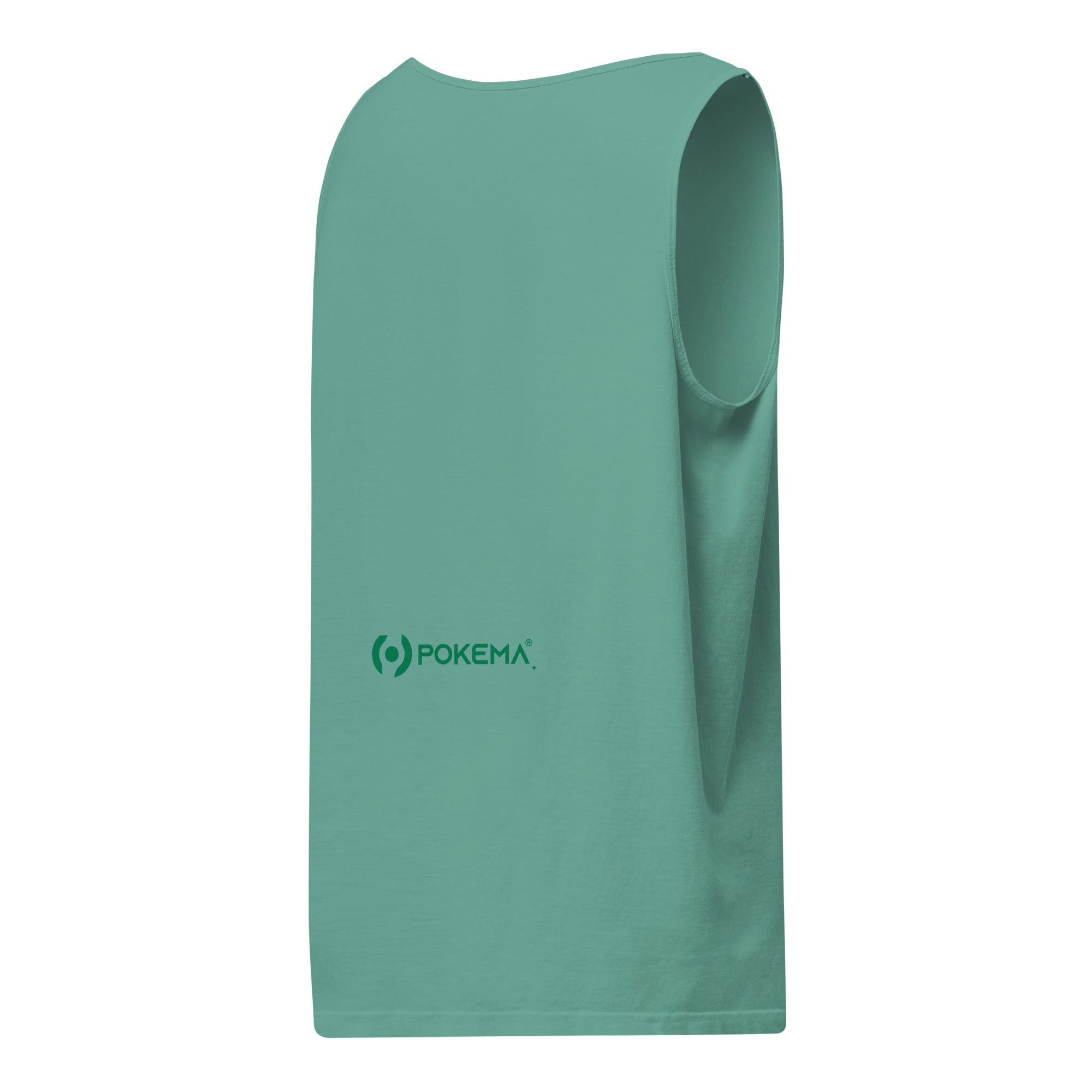 Unisex garment-dyed tank top - pokemaProduct mockup