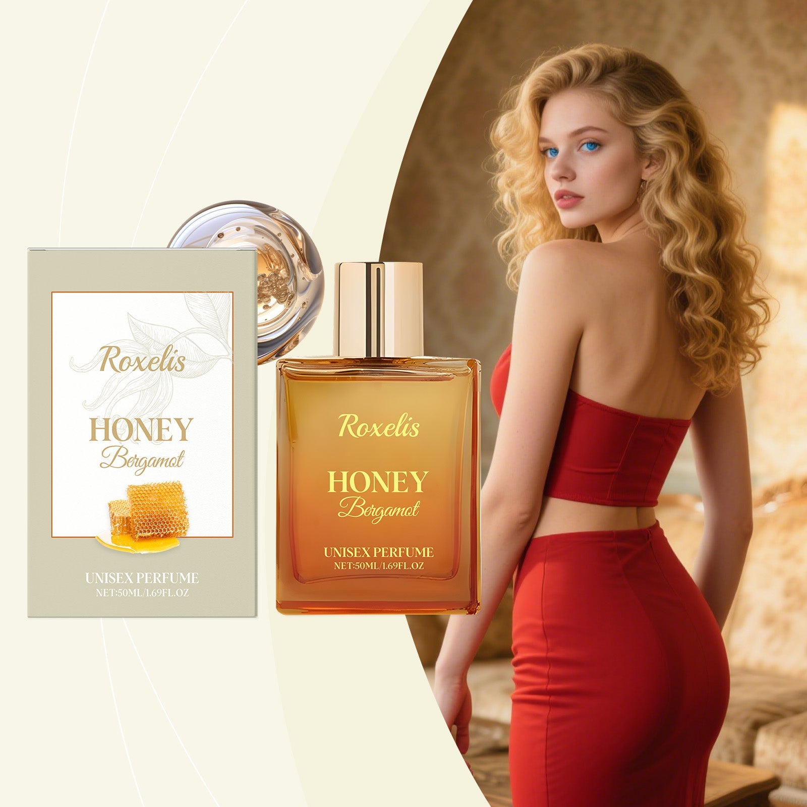 Unisex Honey Bergamot Perfume Long-Lasting Light & Fresh-fragrance Subtle & Elegant Scent For Daily Wear & Special Occasions - pokema3d144df7a8ff859c57da418e793c2d04