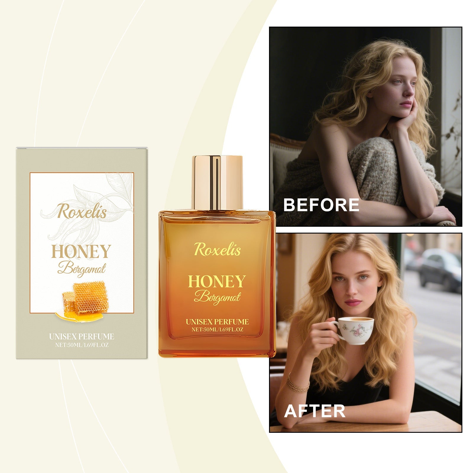Unisex Honey Bergamot Perfume Long-Lasting Light & Fresh-fragrance Subtle & Elegant Scent For Daily Wear & Special Occasions - pokema23323d6184a281b8403529a4c4b41a
