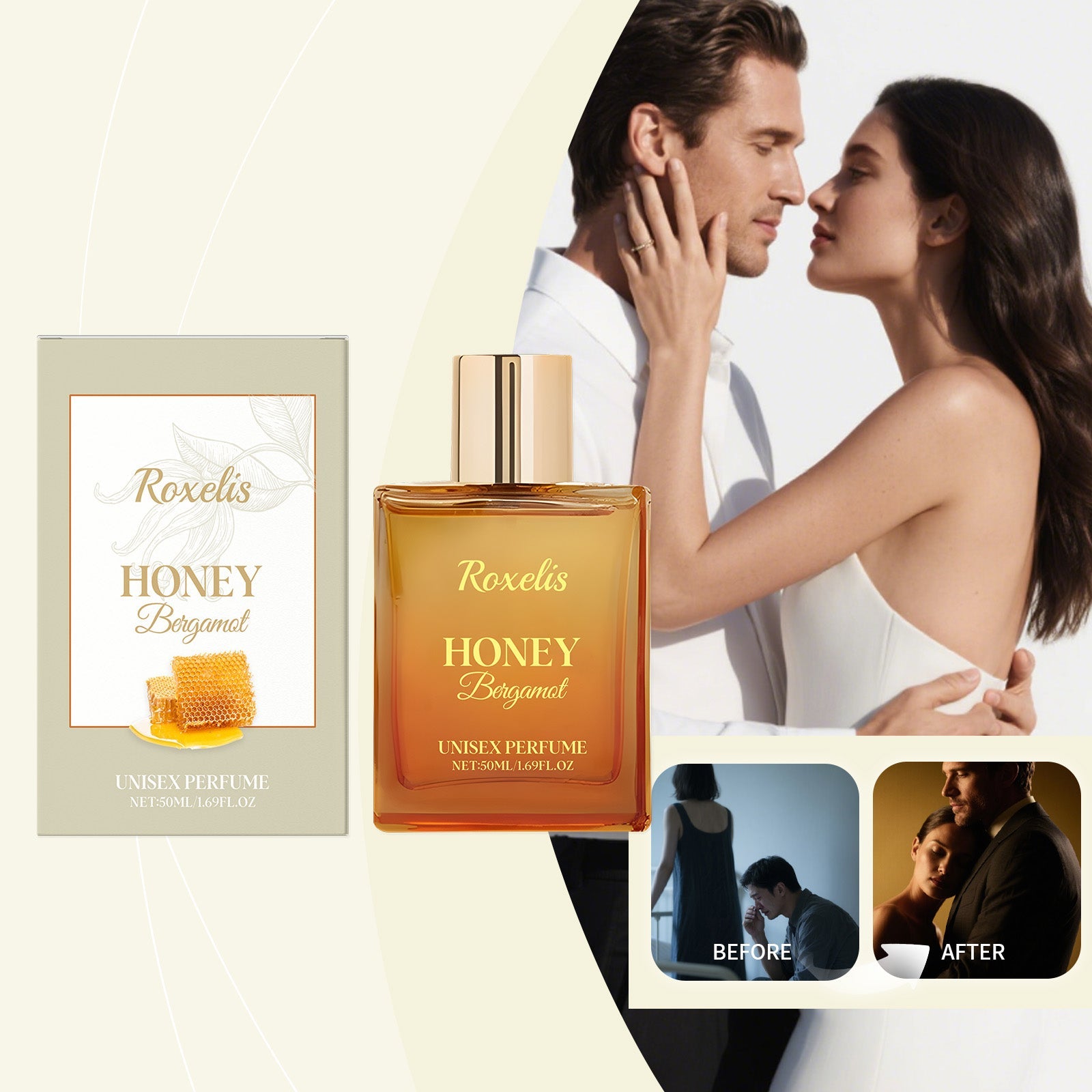 Unisex Honey Bergamot Perfume Long-Lasting Light & Fresh-fragrance Subtle & Elegant Scent For Daily Wear & Special Occasions - pokemab2bf4f585ee0b56301a5b0d7afd3e8b0