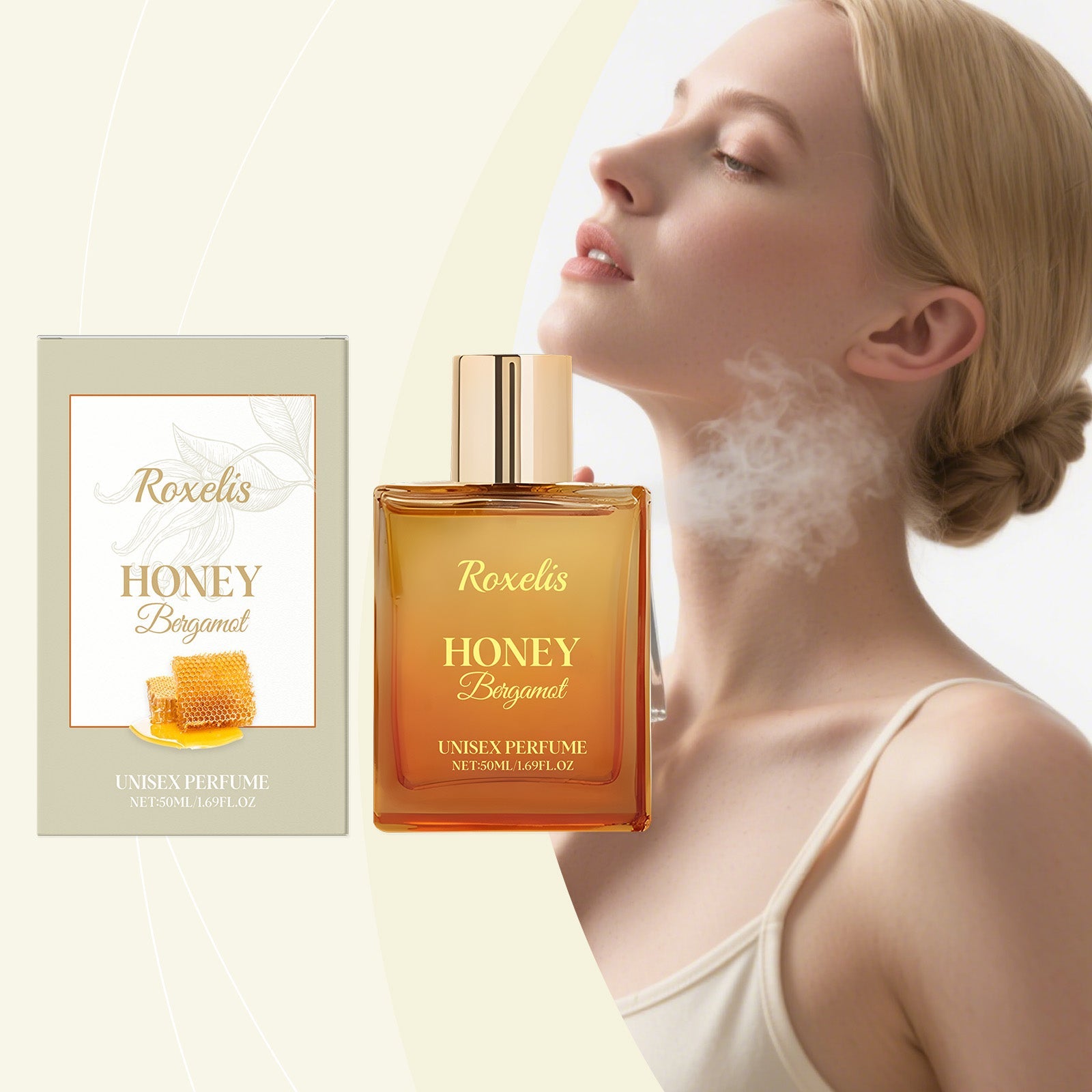 Unisex Honey Bergamot Perfume Long-Lasting Light & Fresh-fragrance Subtle & Elegant Scent For Daily Wear & Special Occasions - pokemaf1790ec9f03a0be268bcea7d269c32ba