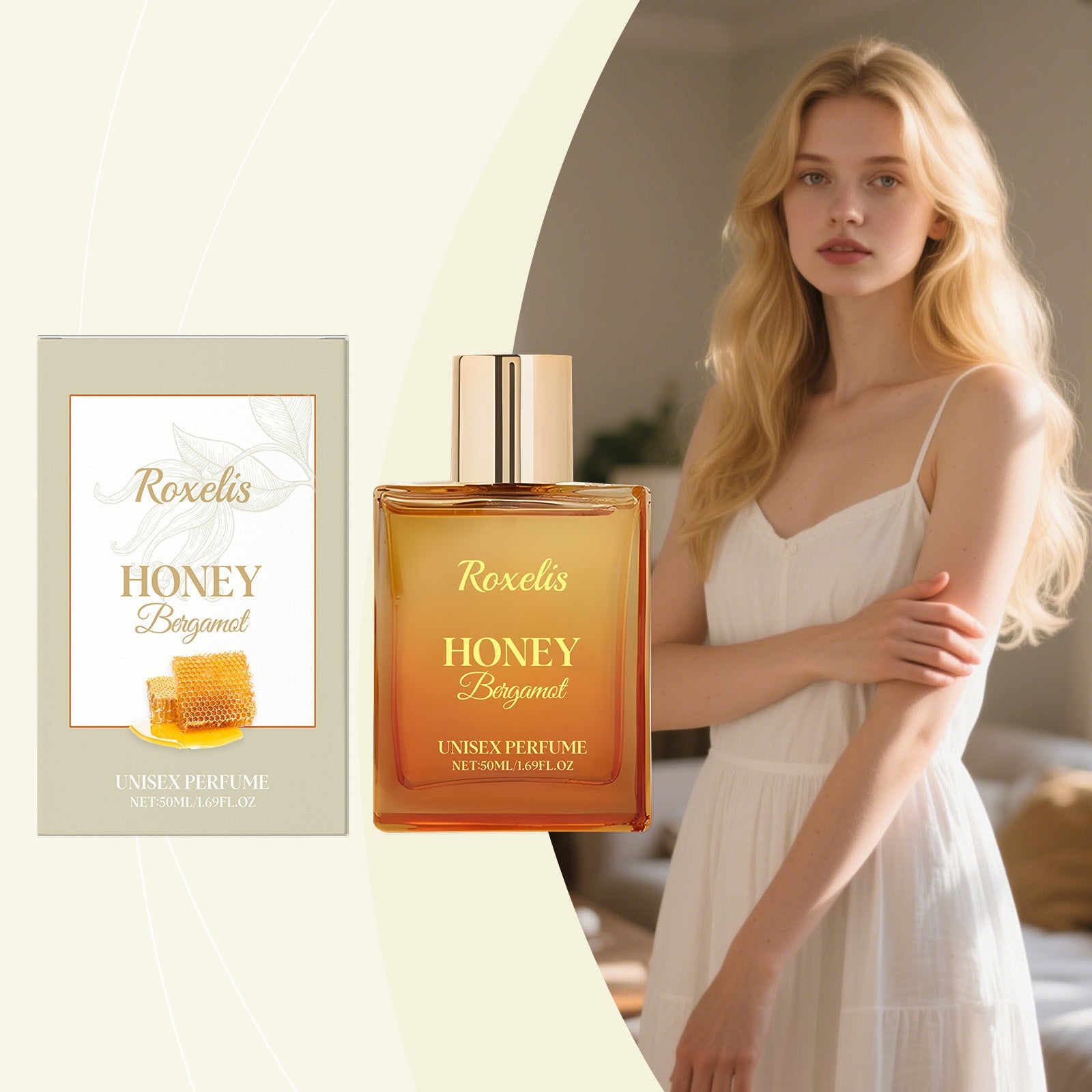 Unisex Honey Bergamot Perfume Long-Lasting Light & Fresh-fragrance Subtle & Elegant Scent For Daily Wear & Special Occasions - pokema62a8bf8ac8f06a8dbe6ed5342561f8a9