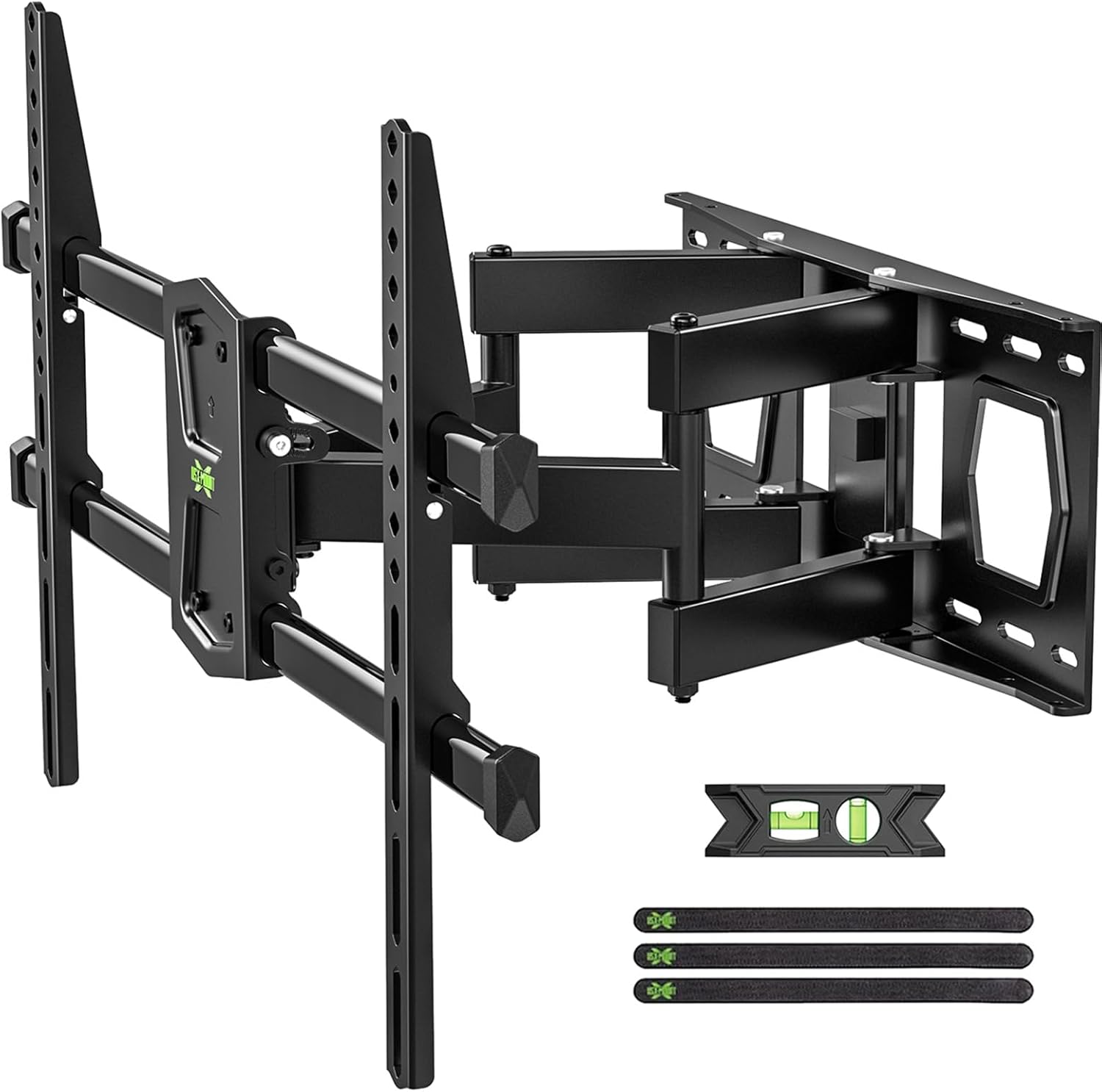 USX MOUNT Full Motion TV Wall Mount for 42"-84" TVs, Swivel and Tilt TV Mount, Wall Mount TV Bracket with Articulating 6 Arms, Max VESA 600x400mm, 120 lbs, 16" Wood Studs with Wall Drilling Template - pokemaUSX MOUNT Full Motion TV Wall Mount for 42"-84" TVs, Swivel and Tilt TV Mount, Wall Mount TV Bracket with Articulating 6 Arms, Max VESA 600x400mm, 120 lbs, 16" Wood Studs with Wall Drilling Template
