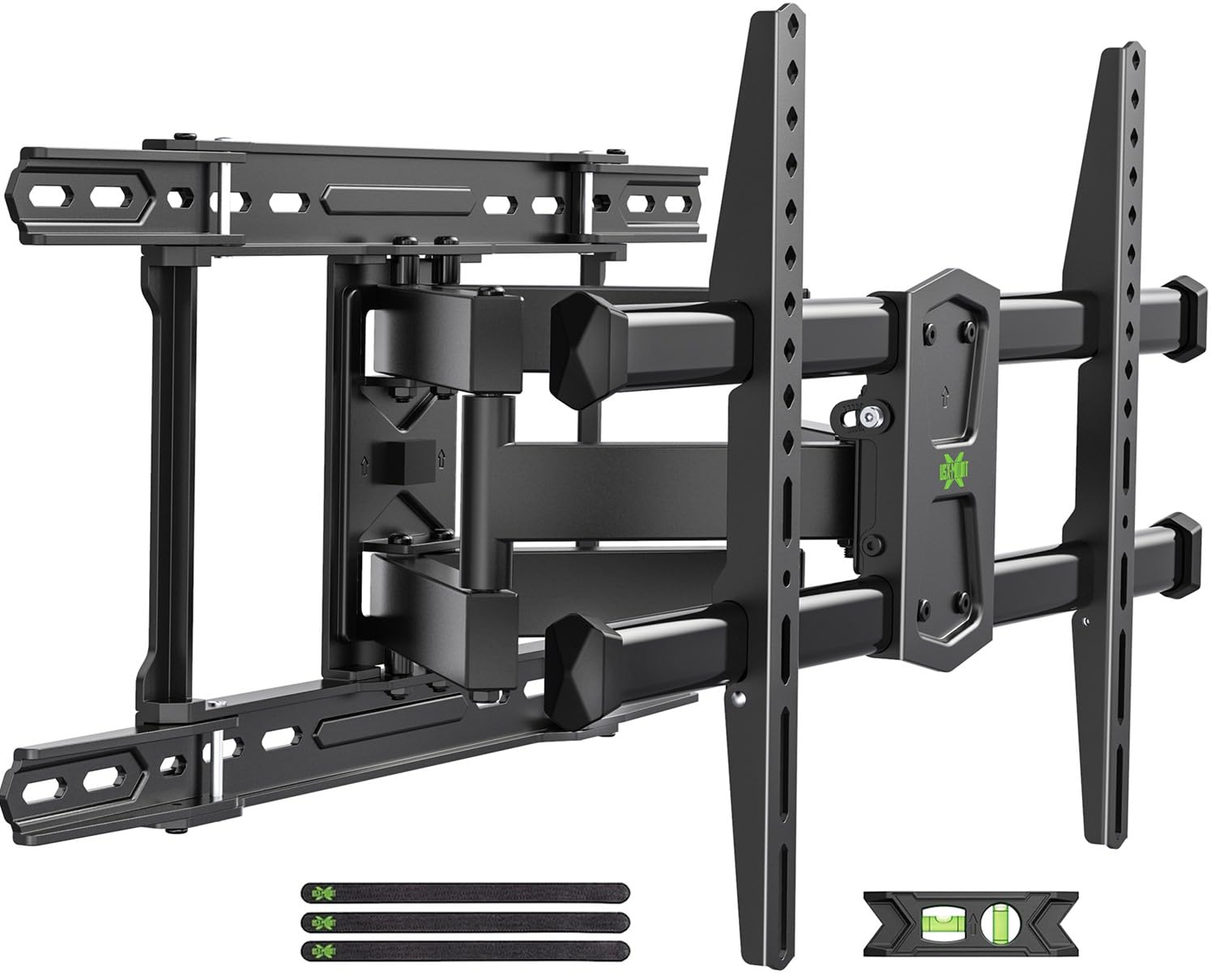 USX MOUNT Full Motion TV Wall Mount for 42"-84" TVs, Swivel and Tilt TV Mount, Wall Mount TV Bracket with Articulating 6 Arms, Max VESA 600x400mm, 120 lbs, 16" Wood Studs with Wall Drilling Template - pokemaUSX MOUNT Full Motion TV Wall Mount for 42"-84" TVs, Swivel and Tilt TV Mount, Wall Mount TV Bracket with Articulating 6 Arms, Max VESA 600x400mm, 120 lbs, 16" Wood Studs with Wall Drilling Template
