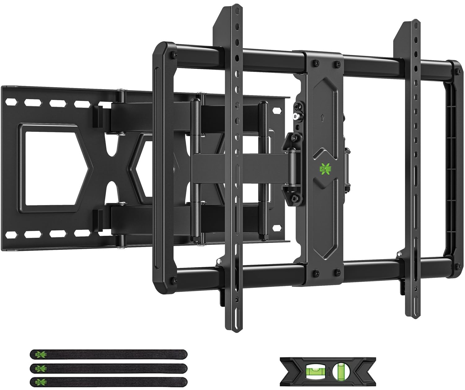 USX MOUNT Full Motion TV Wall Mount for 42"-84" TVs, Swivel and Tilt TV Mount, Wall Mount TV Bracket with Articulating 6 Arms, Max VESA 600x400mm, 120 lbs, 16" Wood Studs with Wall Drilling Template - pokemaUSX MOUNT Full Motion TV Wall Mount for 42"-84" TVs, Swivel and Tilt TV Mount, Wall Mount TV Bracket with Articulating 6 Arms, Max VESA 600x400mm, 120 lbs, 16" Wood Studs with Wall Drilling Template