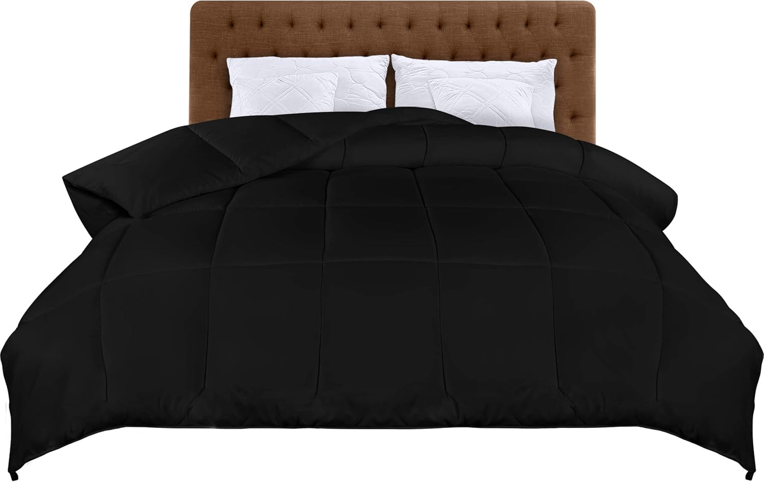 Utopia Bedding Comforters Queen Size, All Season Duvet Insert, Down Alternative Box Stitched Bed Comforter with Corner Tabs, Machine Washable (White) - pokemaUtopia Bedding Comforters Queen Size, All Season Duvet Insert, Down Alternative Box Stitched Bed Comforter with Corner Tabs, Machine Washable (White)
