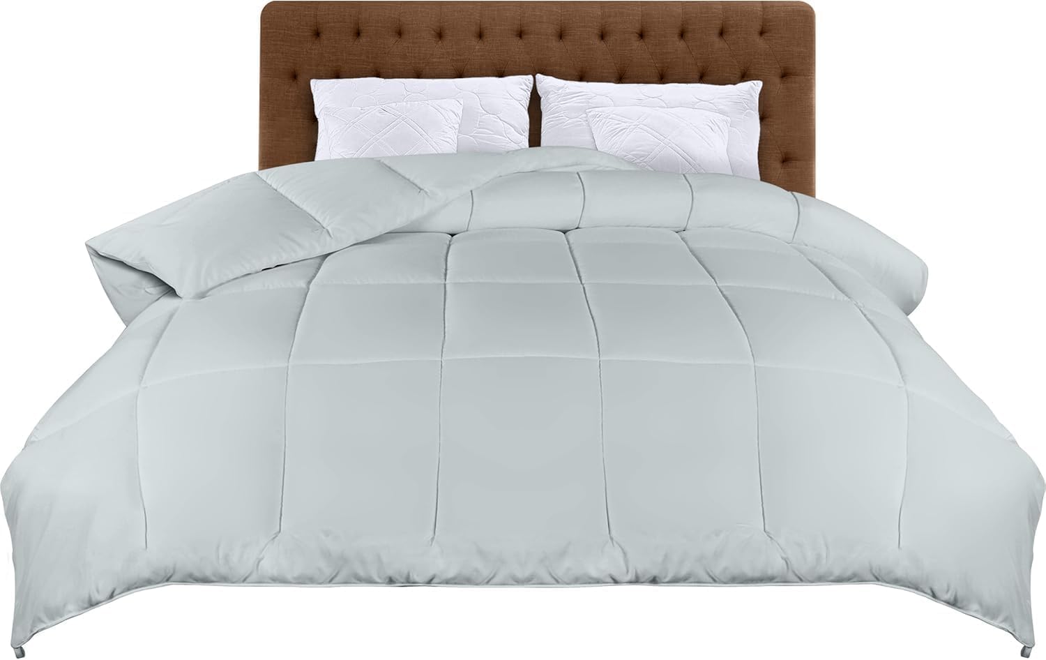Utopia Bedding Comforters Queen Size, All Season Duvet Insert, Down Alternative Box Stitched Bed Comforter with Corner Tabs, Machine Washable (White) - pokemaUtopia Bedding Comforters Queen Size, All Season Duvet Insert, Down Alternative Box Stitched Bed Comforter with Corner Tabs, Machine Washable (White)