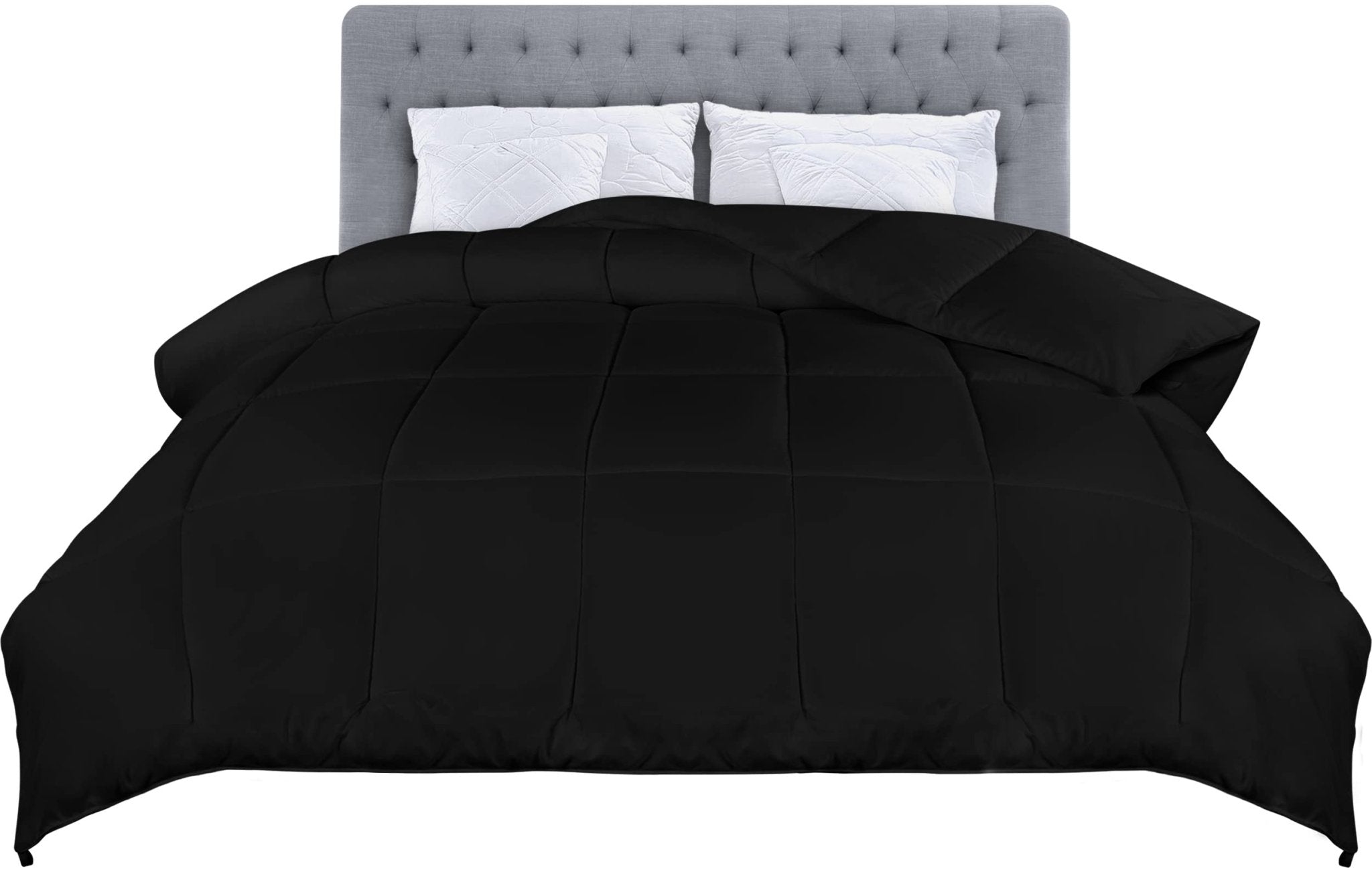 Utopia Bedding Comforters Queen Size, All Season Duvet Insert, Down Alternative Box Stitched Bed Comforter with Corner Tabs, Machine Washable (White) - pokemaUtopia Bedding Comforters Queen Size, All Season Duvet Insert, Down Alternative Box Stitched Bed Comforter with Corner Tabs, Machine Washable (White)