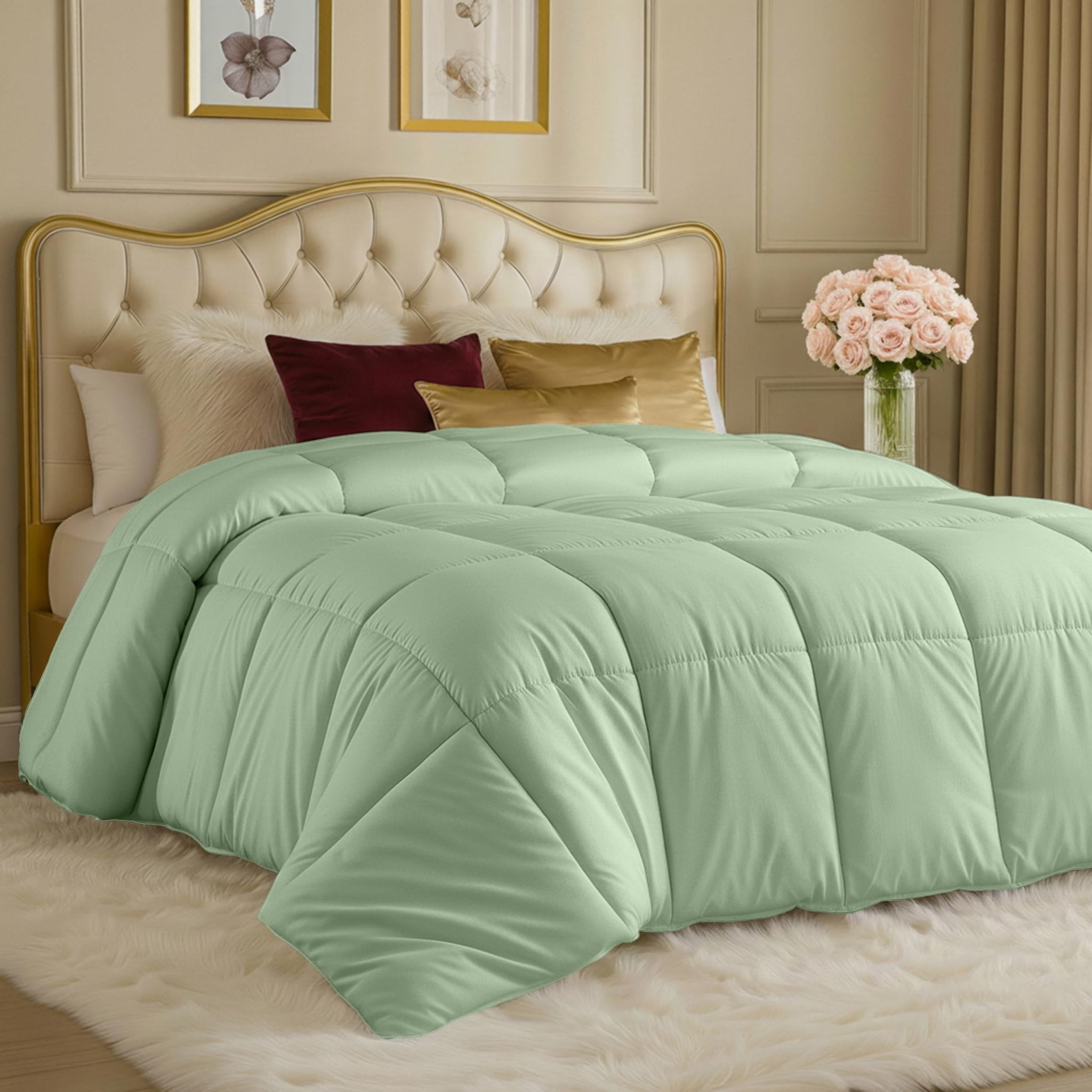 Utopia Bedding Comforters Queen Size, All Season Duvet Insert, Down Alternative Box Stitched Bed Comforter with Corner Tabs, Machine Washable (White) - pokemaUtopia Bedding Comforters Queen Size, All Season Duvet Insert, Down Alternative Box Stitched Bed Comforter with Corner Tabs, Machine Washable (White)
