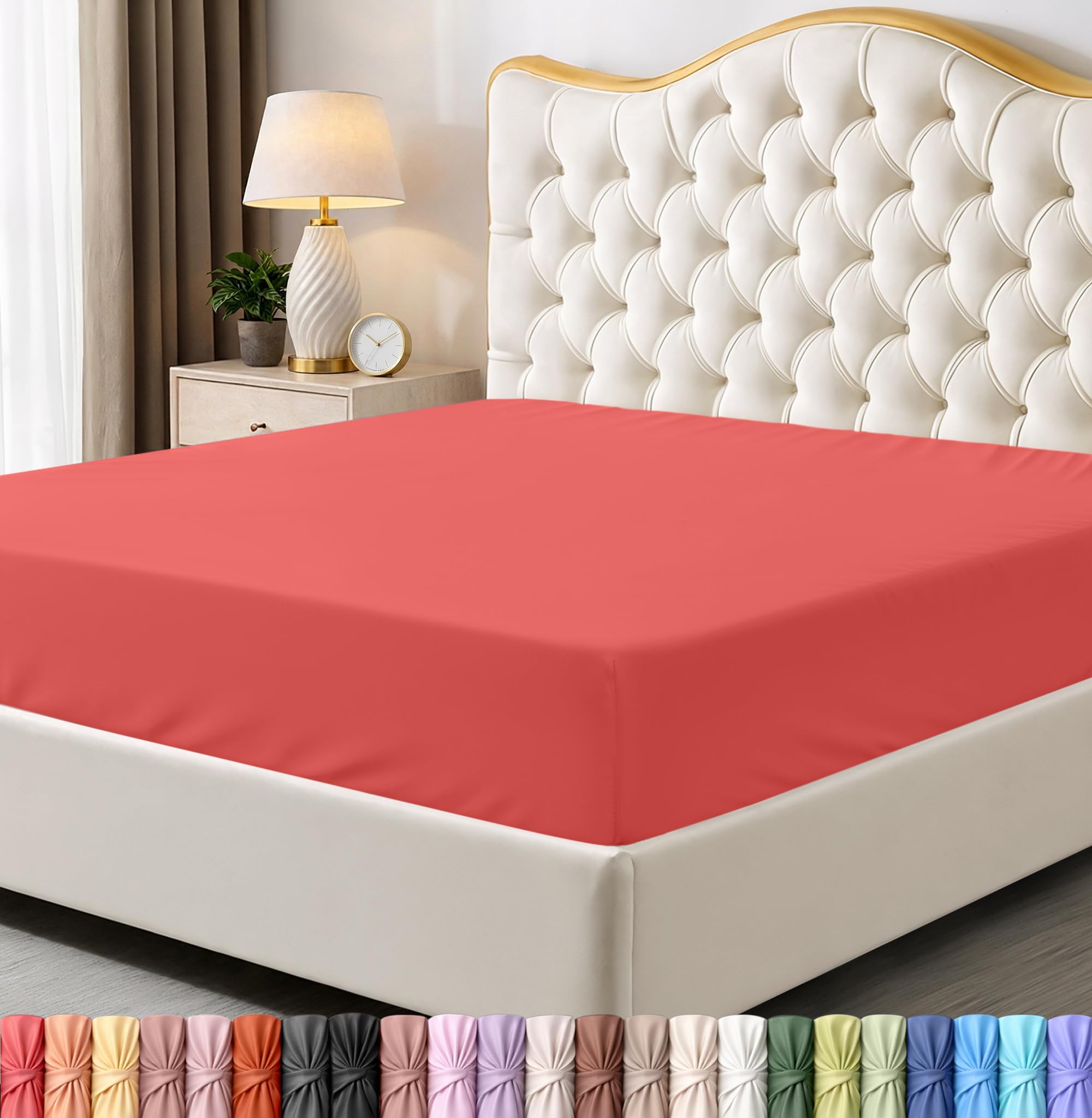 Utopia Bedding Queen Fitted Sheet - Bottom Sheet - Deep Pocket - Soft Microfiber -Shrinkage and Fade Resistant-Easy Care -1 Fitted Sheet Only (Grey) - pokemaUtopia Bedding Queen Fitted Sheet - Bottom Sheet - Deep Pocket - Soft Microfiber -Shrinkage and Fade Resistant-Easy Care -1 Fitted Sheet Only (Grey)