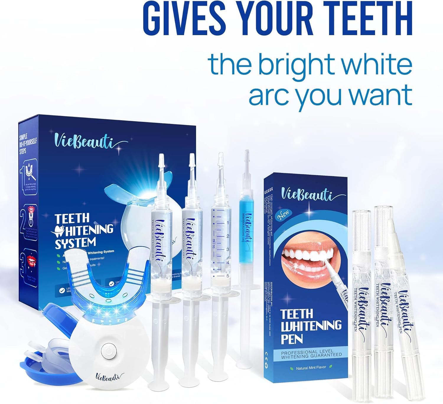 VieBeauti Teeth Whitening Pen Gel: 30+ Uses - Teeth whitening Gel with Professional Formulation and Ingredients, No Sensitivity, Travel-Friendly, Beautiful White Smile Mint - pokemaVieBeauti Teeth Whitening Pen Gel: 30+ Uses - Teeth whitening Gel with Professional Formulation and Ingredients, No Sensitivity, Travel-Friendly, Beautiful White Smile Mint