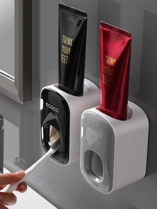 Wall Mounted Automatic Toothpaste Holder Bathroom Accessories Set Dispenser - pokemac3ae093481652076a52eb1b36c51c1e3