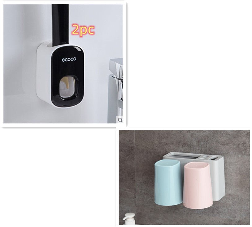 Wall Mounted Automatic Toothpaste Holder Bathroom Accessories Set Dispenser - pokema8c6b8ac90376985d5e9f6f2f2c2facf9