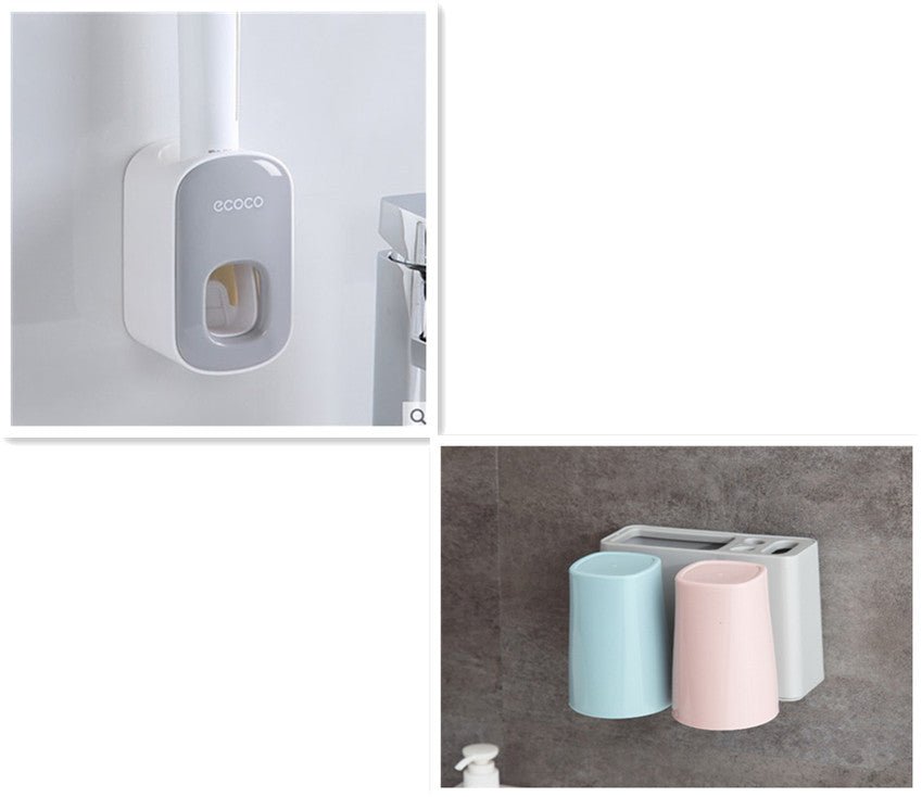 Wall Mounted Automatic Toothpaste Holder Bathroom Accessories Set Dispenser - pokemaf379d86dae2417892b448b0682f3d14e
