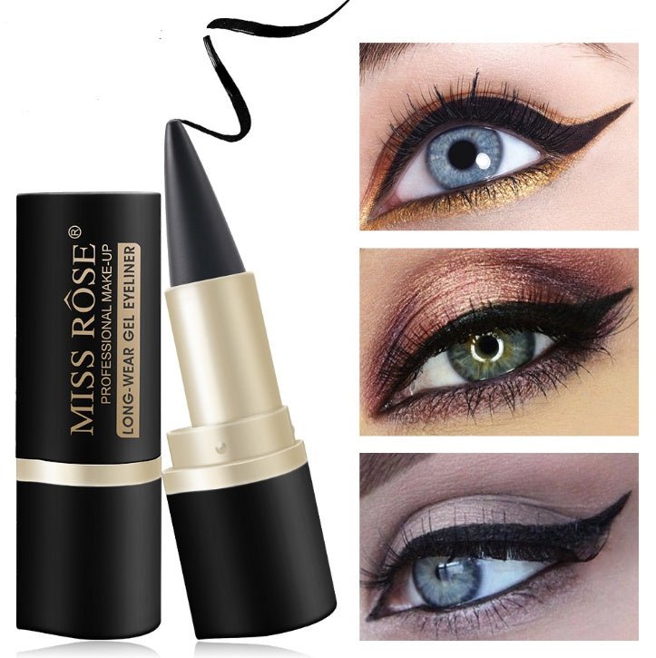 Waterproof Black Eyeliner Liquid Eye Liner Pen Pencil Gel Beauty Makeup Cosmetic Eyelashes Waterproof Eye Liner Makeup Tool - pokema68167108bed5e81057306e6cd3cc4763