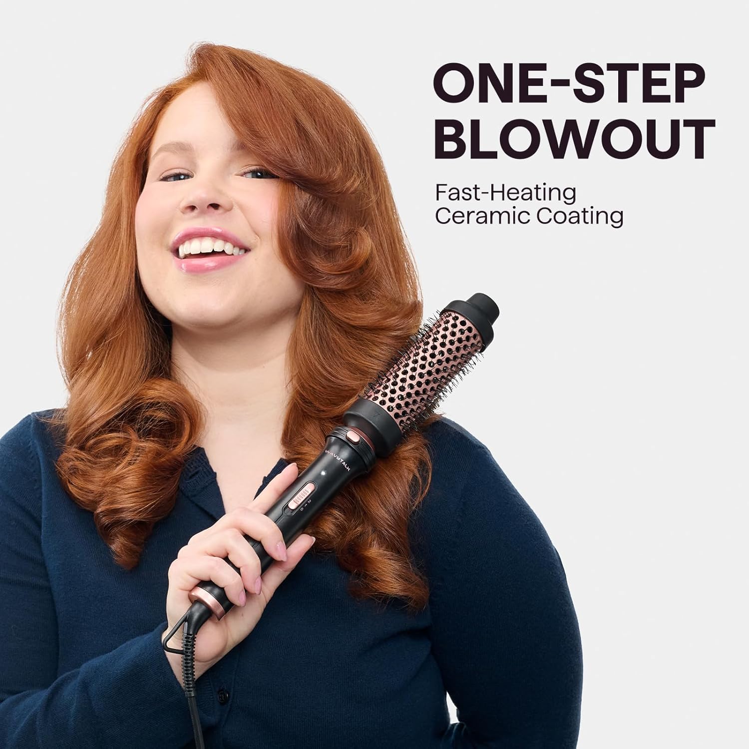 Wavytalk 5 in 1 Curling Wand Set, Curling Iron Set with Thermal Brush and 4 Interchangeable Anti-Frizz Ceramic Barrels (0.5”-1.25”), Dual Voltage Hair Curler with Less Heat Damage, Instant Heat Up, Rose Gold - pokemaWavytalk 5 in 1 Curling Wand Set, Curling Iron Set with Thermal Brush and 4 Interchangeable Anti-Frizz Ceramic Barrels (0.5”-1.25”), Dual Voltage Hair Curler with Less Heat Damage, Instant Heat Up, Rose Gold