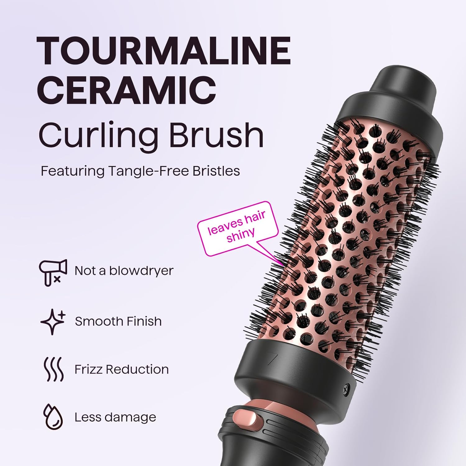 Wavytalk 5 in 1 Curling Wand Set, Curling Iron Set with Thermal Brush and 4 Interchangeable Anti-Frizz Ceramic Barrels (0.5”-1.25”), Dual Voltage Hair Curler with Less Heat Damage, Instant Heat Up, Rose Gold - pokemaWavytalk 5 in 1 Curling Wand Set, Curling Iron Set with Thermal Brush and 4 Interchangeable Anti-Frizz Ceramic Barrels (0.5”-1.25”), Dual Voltage Hair Curler with Less Heat Damage, Instant Heat Up, Rose Gold
