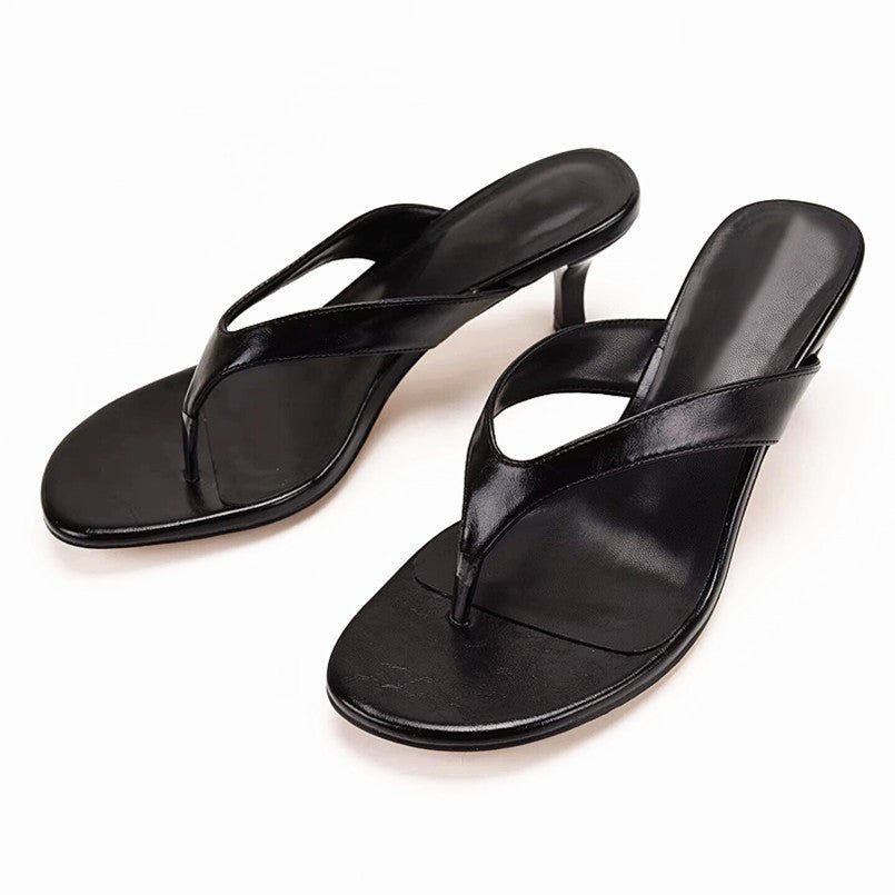 Wearing Plus Size Fashionable Slim Heel With Toe Pinch For Lazy People Wearing Ankle Slippers - pokemaed711d5d1de0c3e5dc61892268896835