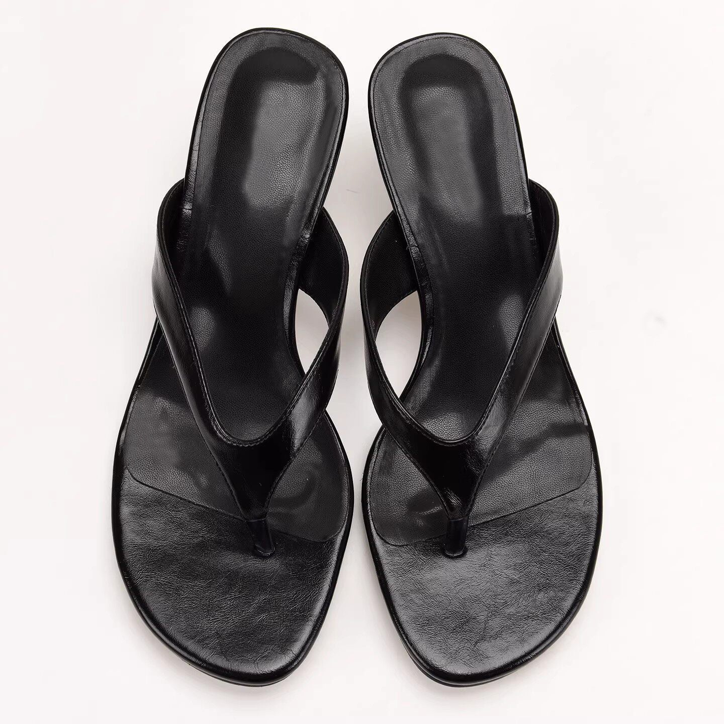 Wearing Plus Size Fashionable Slim Heel With Toe Pinch For Lazy People Wearing Ankle Slippers - pokemaedf9c030c94faccb803ebb18c17c1558
