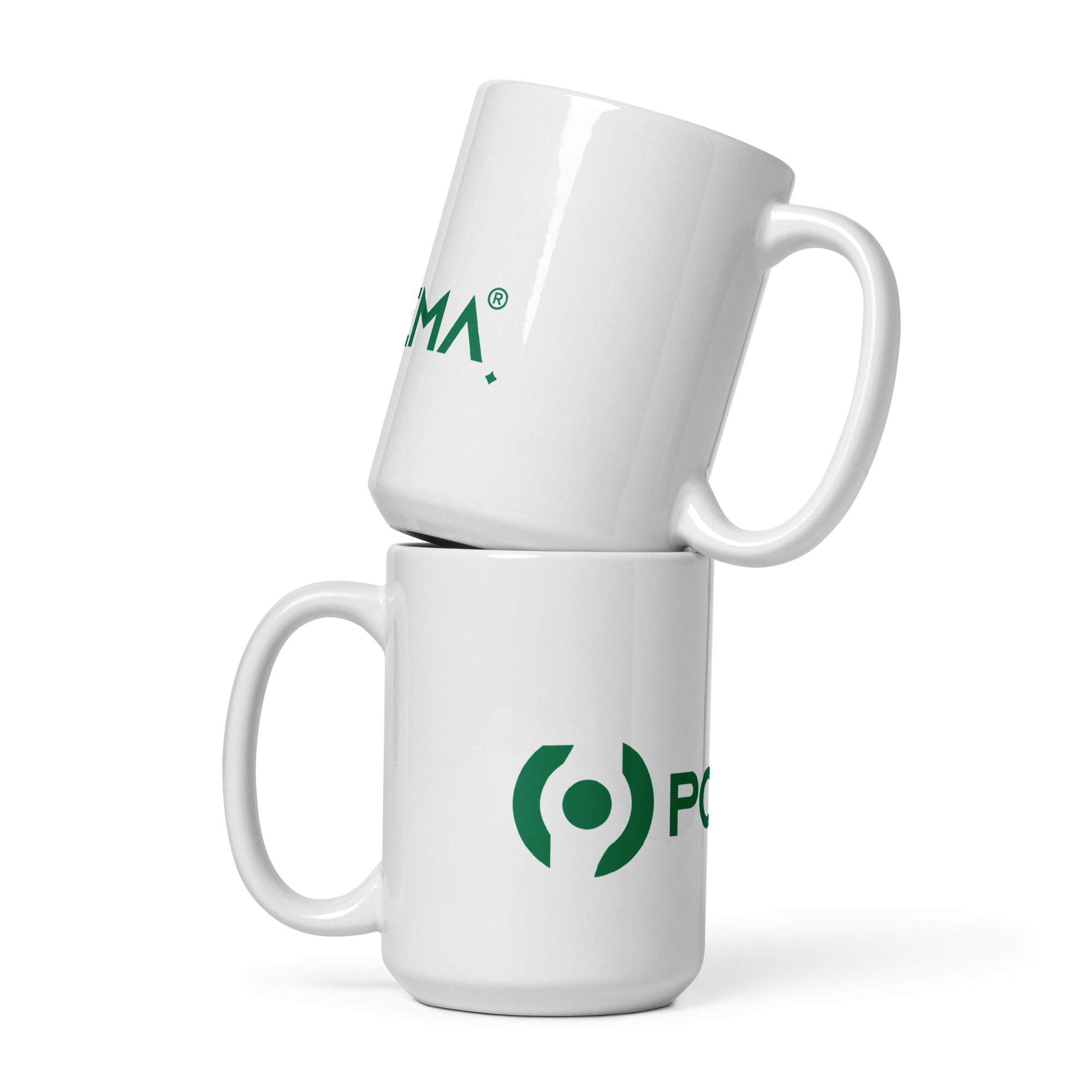 White glossy mug - pokemaProduct mockup