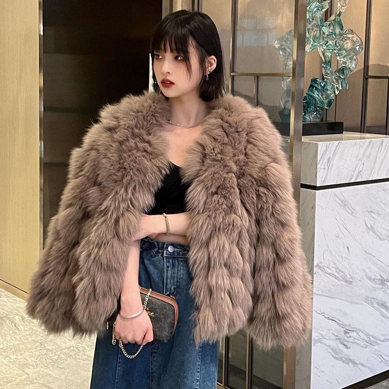 Winter Faux Fox Fur Fur Coat For Women - pokema192f5074c7a08c90b593179b666cefe6