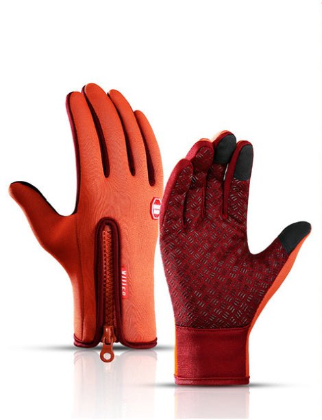 Winter Gloves Touch Screen Riding Motorcycle Sliding Waterproof Sports Gloves With Fleece - pokema1590846c732d0b878b0c2e7220aafdca