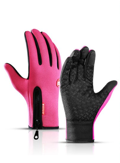 Winter Gloves Touch Screen Riding Motorcycle Sliding Waterproof Sports Gloves With Fleece - pokemab5e698290aedd20bfad8e527ce5121dc