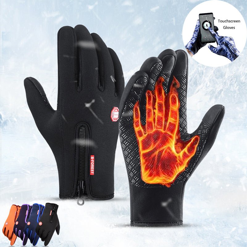 Winter Gloves Touch Screen Riding Motorcycle Sliding Waterproof Sports Gloves With Fleece - pokemade0f10cbbf8782c48cc89a2cd405c585
