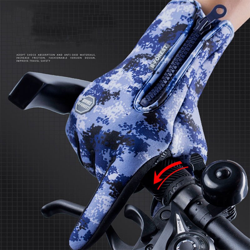 Winter Gloves Touch Screen Riding Motorcycle Sliding Waterproof Sports Gloves With Fleece - pokemaee91d67611fcc6237c71c7dad86c132b
