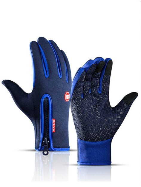 Winter Gloves Touch Screen Riding Motorcycle Sliding Waterproof Sports Gloves With Fleece - pokemae2e93a1dae2c21dc6a1d9c07ac2a9c27