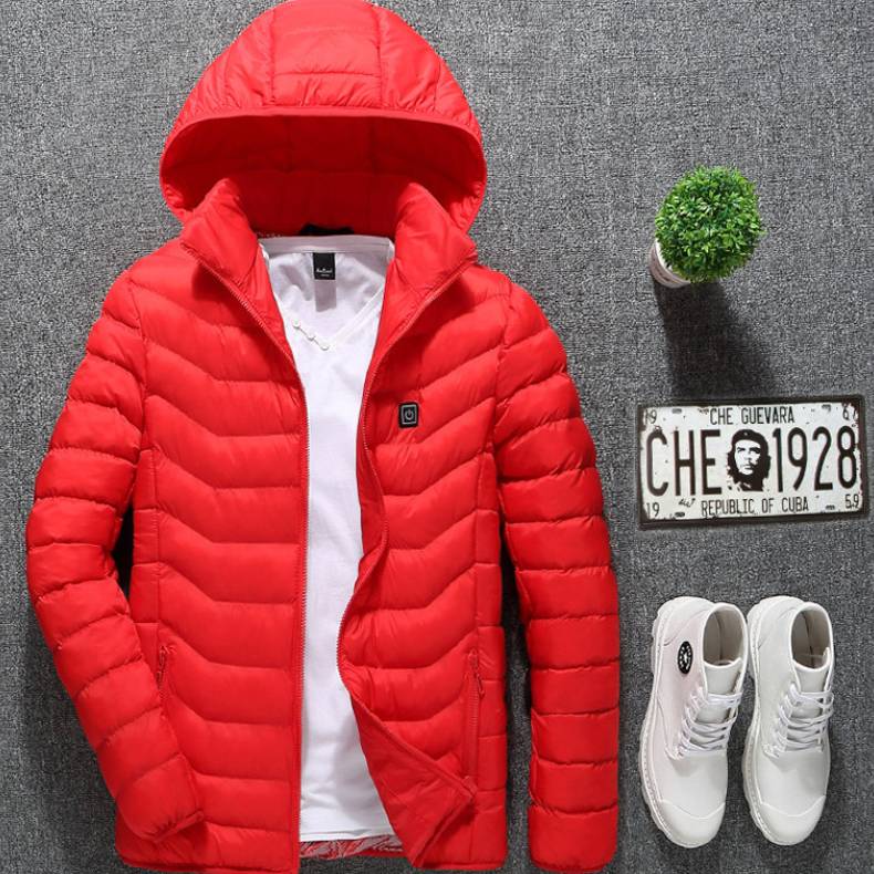 Winter Heated Jacket USB Electric Cotton Coat Zip-up Heater Thermal Clothing Heating Vest For Men - pokema9ca102bffa5c1a017e9aa9a3257cdb84