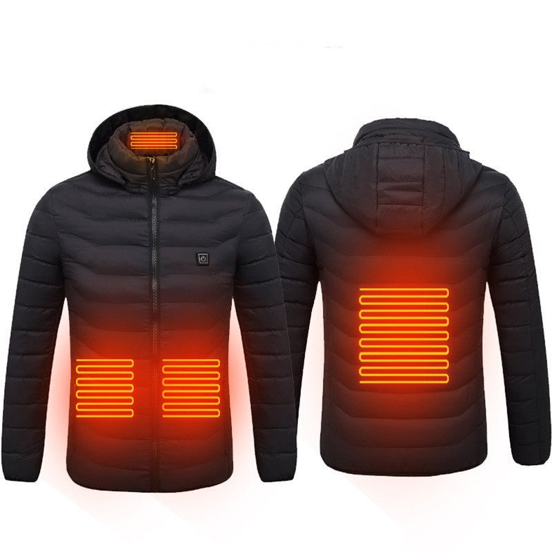 Winter Heated Jacket USB Electric Cotton Coat Zip-up Heater Thermal Clothing Heating Vest For Men - pokema47768882d158d4d00cc9776d0fc53c4b