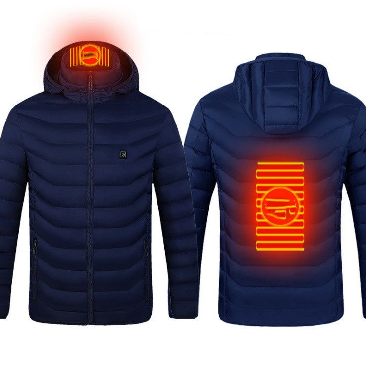 Winter Heated Jacket USB Electric Cotton Coat Zip-up Heater Thermal Clothing Heating Vest For Men - pokemadfa602d48113071174fb7eb88bd72093