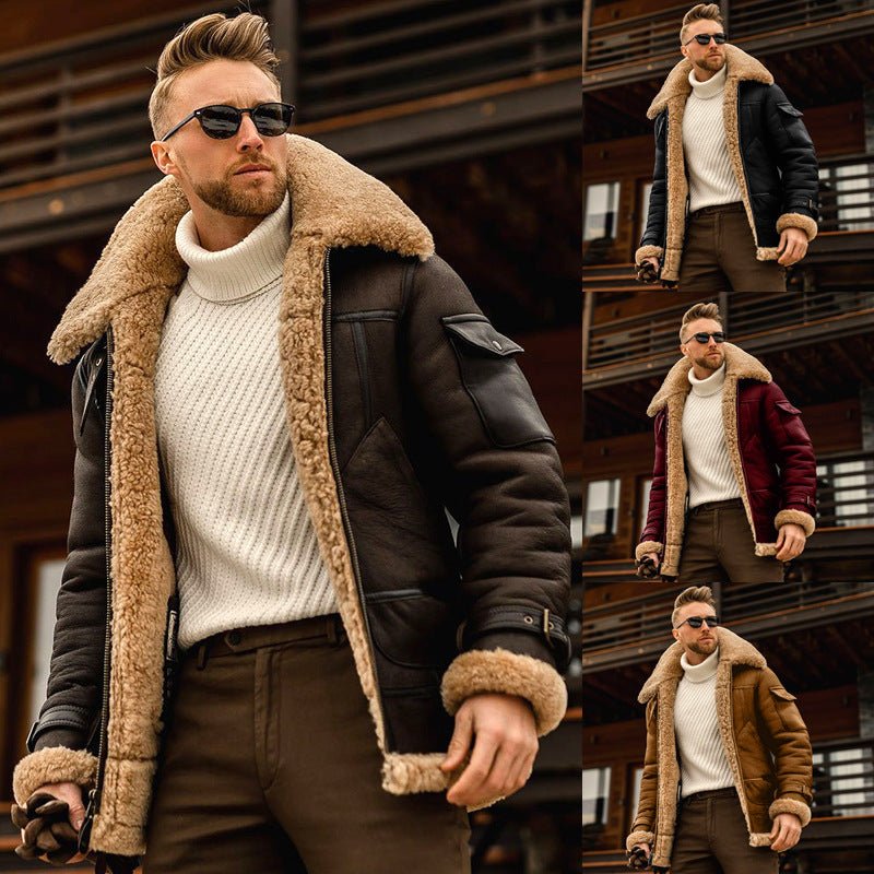Winter Jacket Mens Military Fleece Warm Jackets Male Fur Collar Coats Army Tactical Jacket - pokemae3266ccc7c7bff4e486d3602da1b9f03