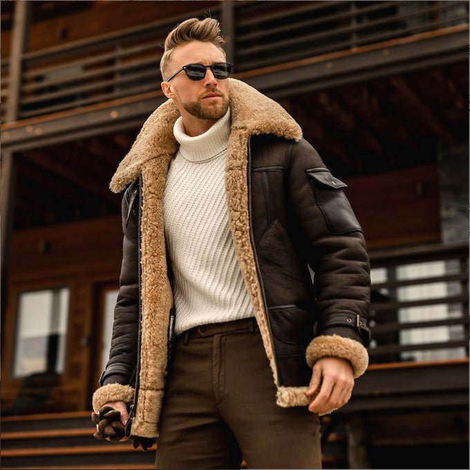 Winter Jacket Mens Military Fleece Warm Jackets Male Fur Collar Coats Army Tactical Jacket - pokemab5e256b7eb5044c6258baea103fff6a7