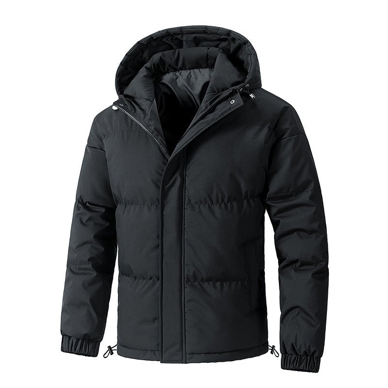 Winter Loose Hooded Cotton-padded Jacket Thickened Coat For Men - pokema979caac5f9bd5c5b3026dded87d48a9