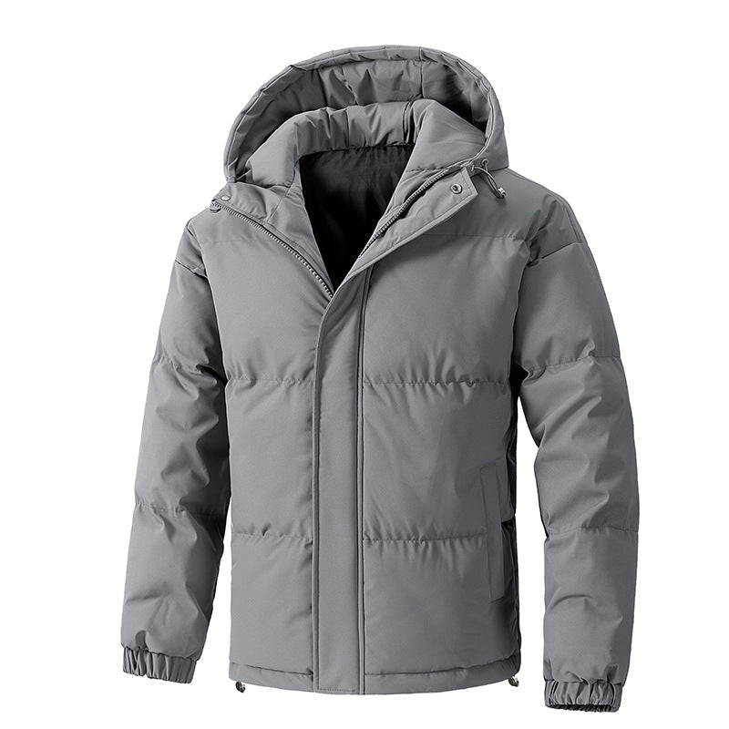 Winter Loose Hooded Cotton-padded Jacket Thickened Coat For Men - pokema66a53ecb80bf9e49e4f6b99a4a6734b4