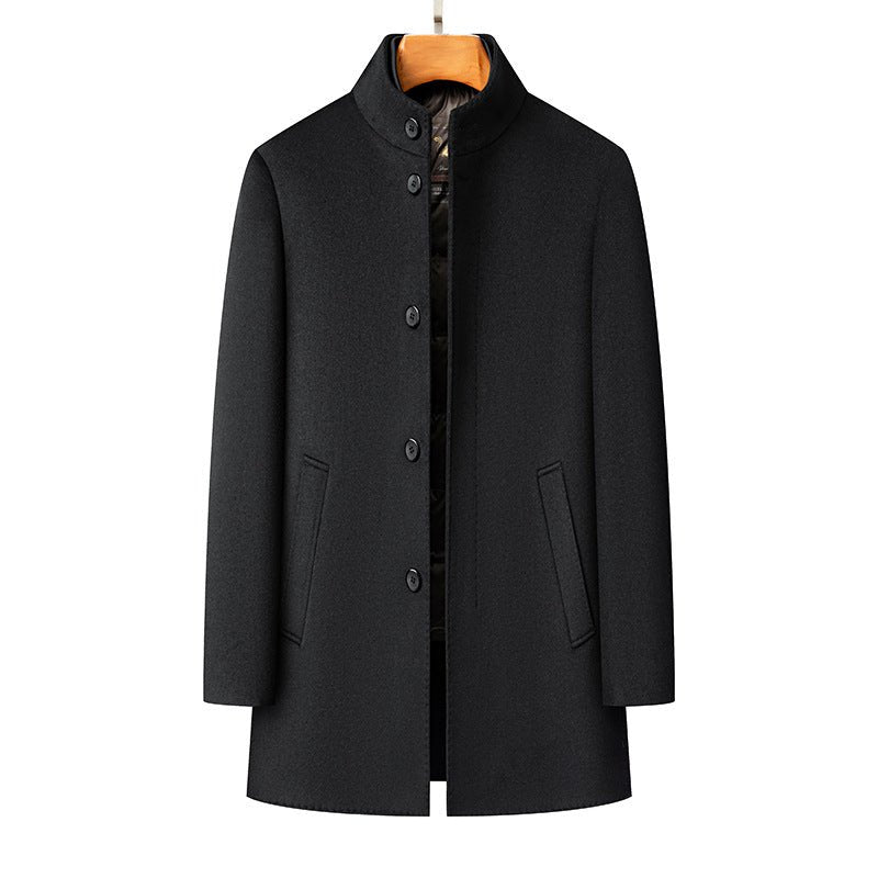 Winter Men's Detachable All-matching Thickened Cold-proof Wool Coat - pokemac0eb485fa6d47e07b2d46dfcaea4441f