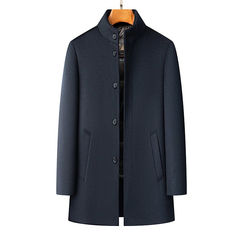 Winter Men's Detachable All-matching Thickened Cold-proof Wool Coat - pokema2b2700e0840c6b814acdade36cdc0016
