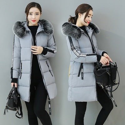 Winter new women's cotton suit Korean Slim long section down coat women's coat thickening - pokemabb2d8718a3cfe5c5a4ff3e0884a84b65